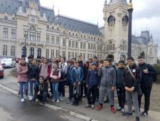 Turisti in orasul teilor infloriti